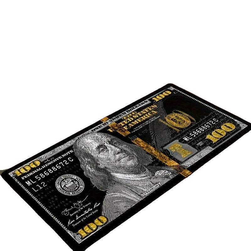 Dollar Print Welcome Mat