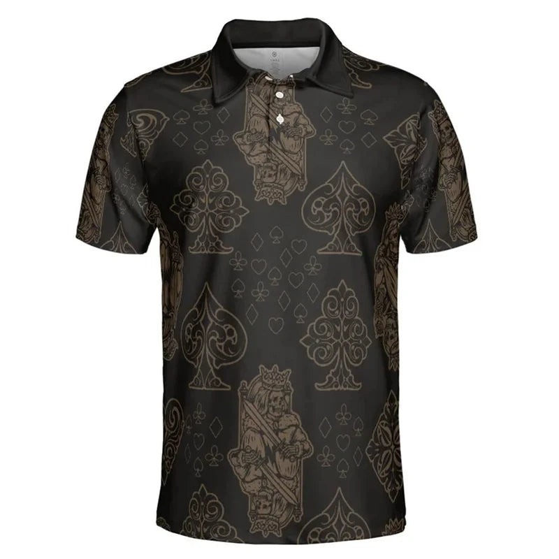 Vintage 3D Print Polo