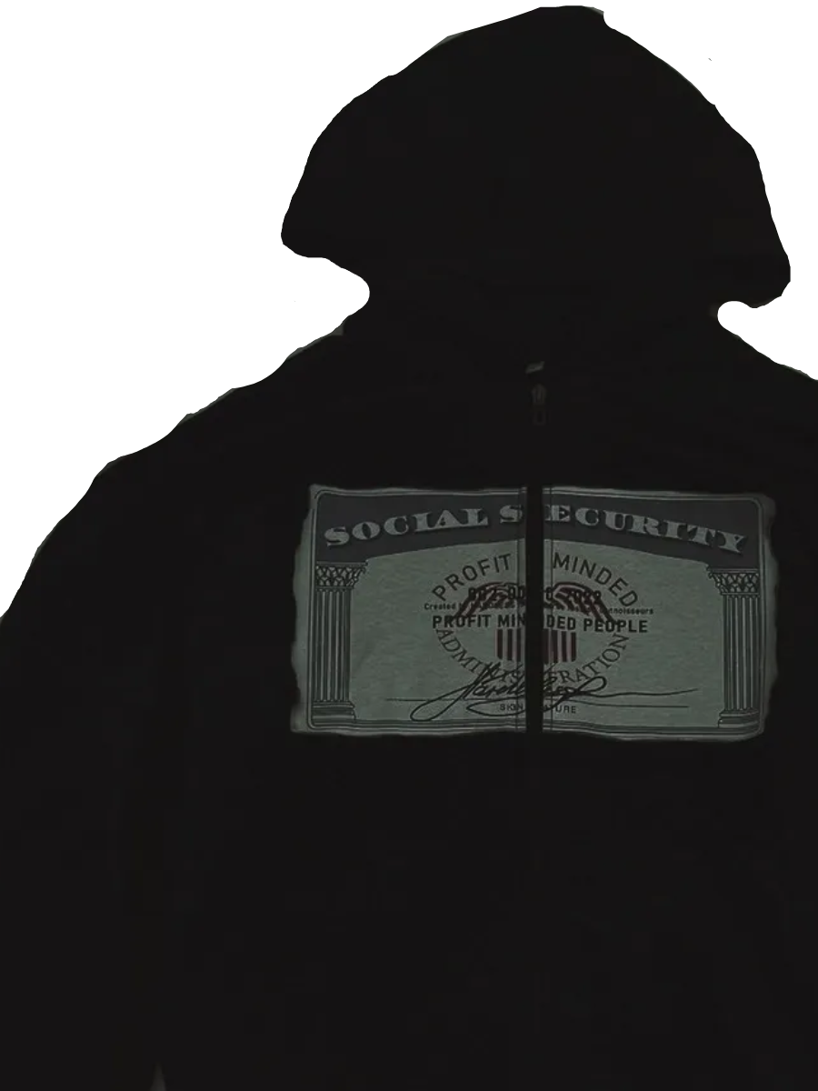 Y2K Dollar Print Hoodie
