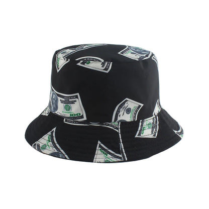 Reversible Dollar Print Bucket Hat