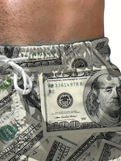 Dollar Print Shorts