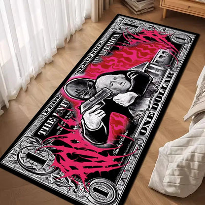 US Dollar Bedroom Rug
