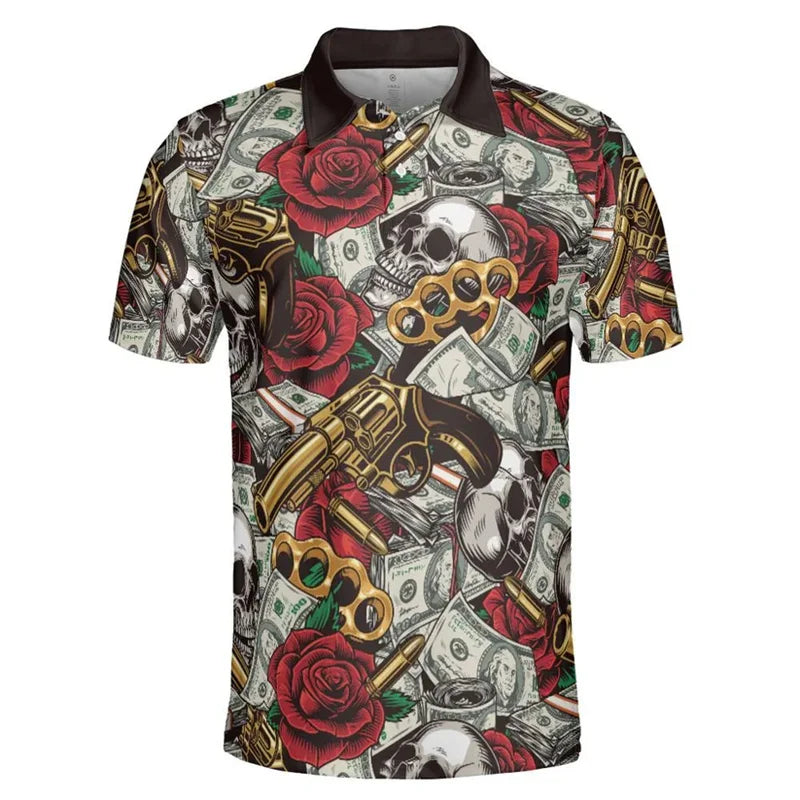 Vintage 3D Print Polo