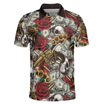 Vintage 3D Print Polo