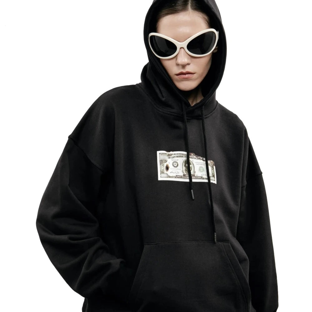 Y2K Punk Dollar Hoodie