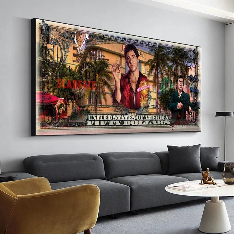 Tony Montana &quot;Say Hello&quot; Canvas
