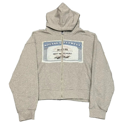 Y2K Dollar Print Hoodie