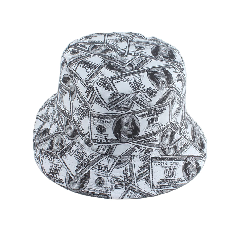 Reversible Dollar Print Bucket Hat