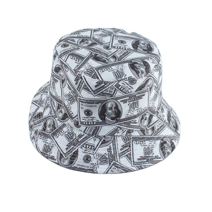Reversible Dollar Print Bucket Hat