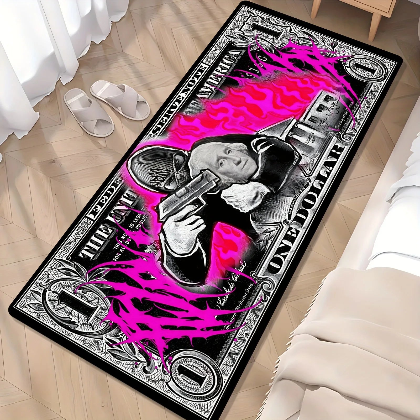 US Dollar Bedroom Rug