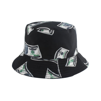 Reversible Dollar Print Bucket Hat