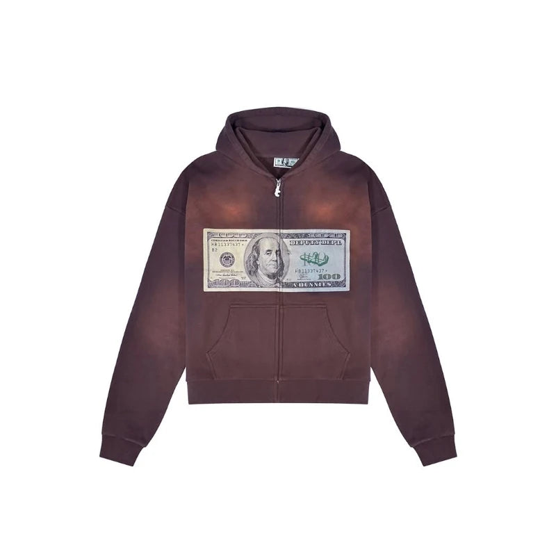 Y2K Dollar Portrait Hoodie