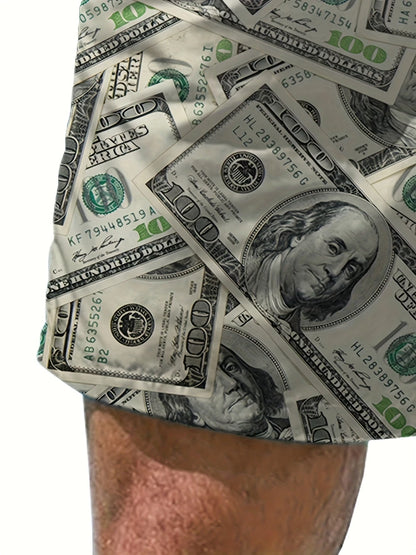 Dollar Print Shorts