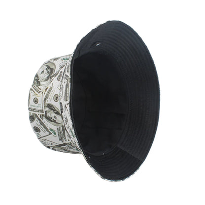 Reversible Dollar Print Bucket Hat