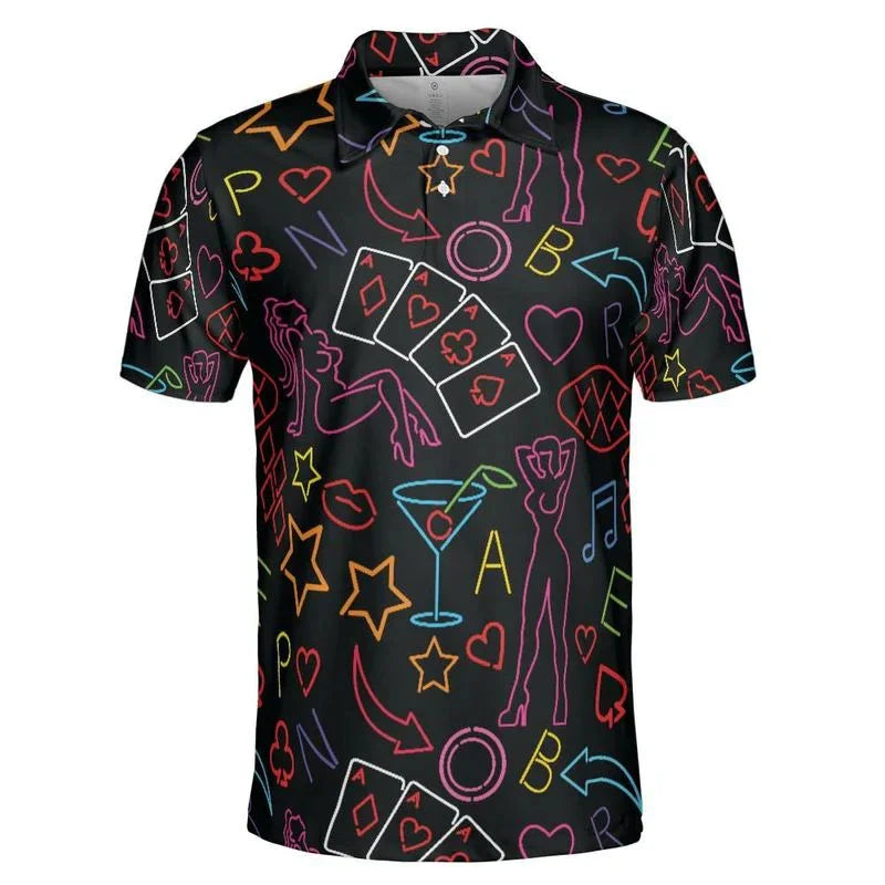 Vintage 3D Print Polo
