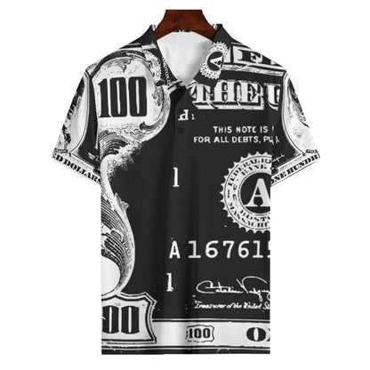 Money Print Polo Tee