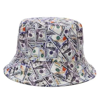 Reversible Dollar Print Bucket Hat