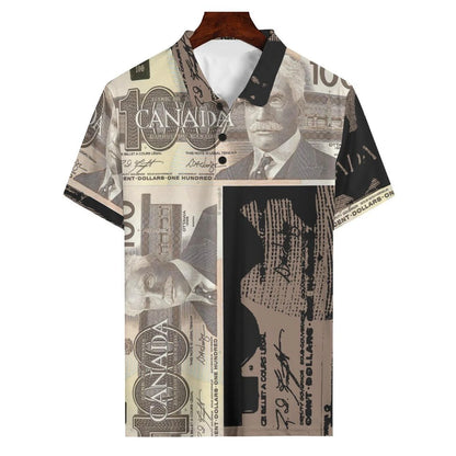Money Print Polo Tee