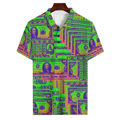 Money Print Polo Tee